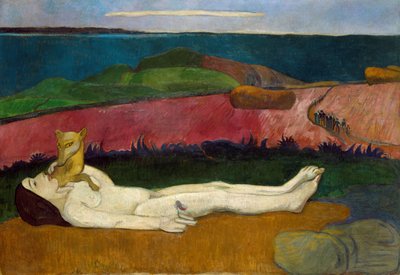 Het verlies van de maagdelijkheid, of de ontwaking van de lente door Paul Gauguin